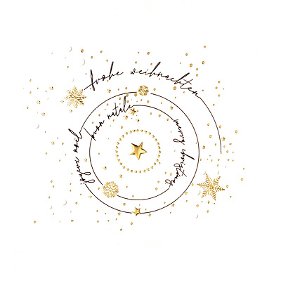 Weihnachtskarten mit Couvert