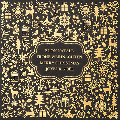 Weihnachtskarten mit Couvert