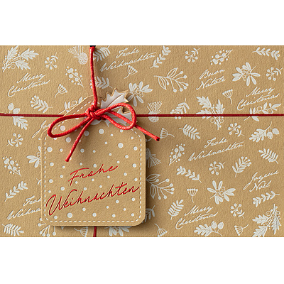 Weihnachtskarten mit Couvert