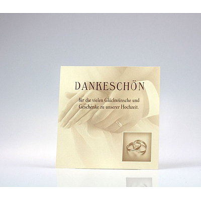 Dankkarten mit H�lle 30