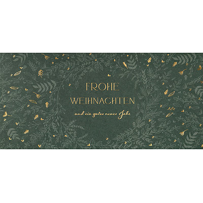 Weihnachtskarten mit Couvert