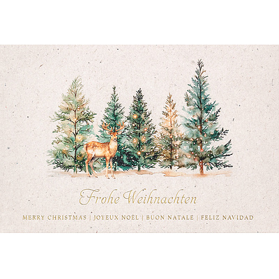 Weihnachtskarten mit Couvert