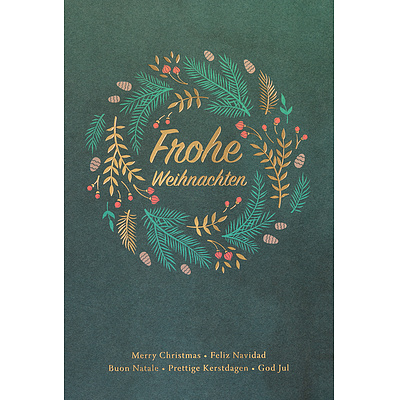 Weihnachtskarten mit Couvert