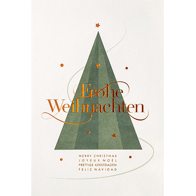 Weihnachtskarten mit Couvert