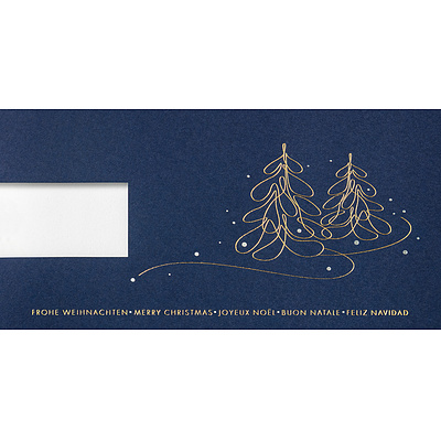 Weihnachtskarten mit Couvert